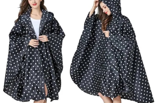 Ginger Women's  Women Printed Hooded Raincoat