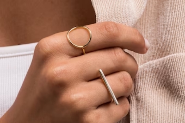 Geometric Bar Ring