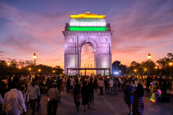 Sunset in India Gate