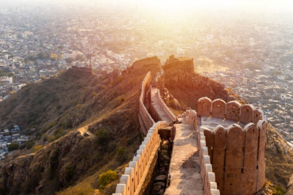 Nahargarh fort sunset